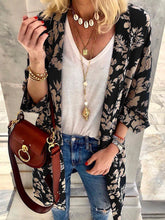 Load image into Gallery viewer, Cardigan Chiffon Printed Beach Blouse
