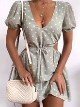Load image into Gallery viewer, Women's Sexy Slim V-neck Floral Print Dress
