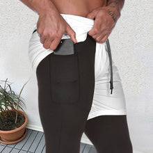 Load image into Gallery viewer, Quick-Drying Double Layer Seven Men's Shorts  
