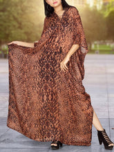 Load image into Gallery viewer, Women's Casual Loose Leopard Print Dress
