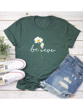Load image into Gallery viewer, Letter Printed Casual T-shirt
