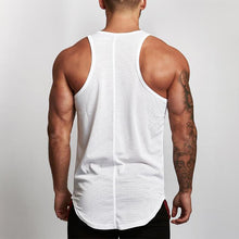 Load image into Gallery viewer, Men's Letter Printed Mesh Round Hem Sports Vest
