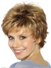 Load image into Gallery viewer, Women's Golden Gradient Short Straight Hair Wig

