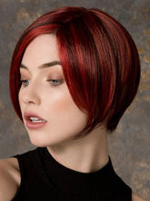 Load image into Gallery viewer, Red Hair Fluffy Staight Hair Oblique Bangs Short Hair
