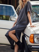 Load image into Gallery viewer, Women's Fashion Sexy V-Neck Split Dress
