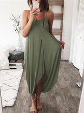 Load image into Gallery viewer, Women's Solid Color Knitted Loose Irregular Dress
