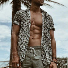 Load image into Gallery viewer, Floral Loose Holiday Men's Tops
