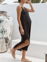 Load image into Gallery viewer, Maternity Slim Casual Solid Color Sling Dress
