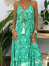 Load image into Gallery viewer, Floral Long Holiday Women's Dress
