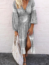 Load image into Gallery viewer, Floral Long Sleeve Loose Women's Dress
