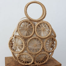 Load image into Gallery viewer, Fashion Holiday Beach Cotton Rope Woven Handbag
