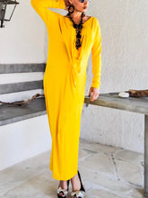 Load image into Gallery viewer, Women's Casual Loose Solid Color Long Sleeve Dress
