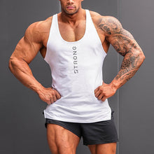 Load image into Gallery viewer, Alphabet Printed Cotton Sweat Absorbing Men's Tops
