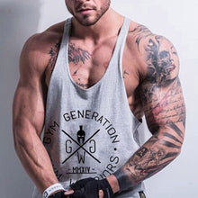 Load image into Gallery viewer, Men's Fashion Printed Loose Sports Vest
