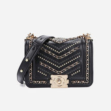 Load image into Gallery viewer, Fashion Chain Woven Leather Handbag
