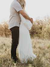 Load image into Gallery viewer, Off The Shoulder Long Sleeve Loose Maternity Dress
