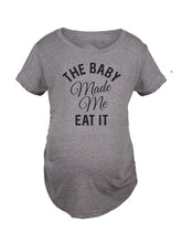 Load image into Gallery viewer, Pure Cotton Breathable Simple Round Neck Maternity Tops
