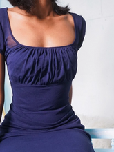 Load image into Gallery viewer, Sexy Solid Color Square Collar Mini Dress
