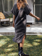 Load image into Gallery viewer, Women's Fashion Sexy V-Neck Split Dress
