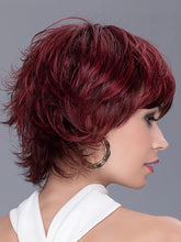 Load image into Gallery viewer, Burgundy Mixed Color Short Roll Wig
