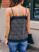 Load image into Gallery viewer, Lace Stitching Leopard Print V-Neck Maternity Tops
