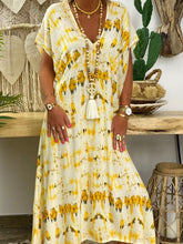 Load image into Gallery viewer, Plus Size Short Sleeve V-Neck Women's Dress
