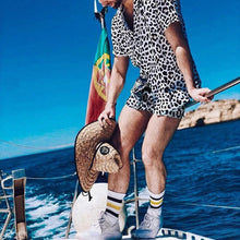 Load image into Gallery viewer, Leopard Print Beach Vacation Men's Suits
