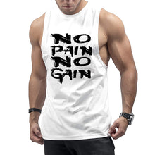 Load image into Gallery viewer, Comfortable Trend Fitness English Printed Vest
