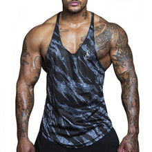 Load image into Gallery viewer, Striped Breathable Sweatshirt Vest Men's Tops
