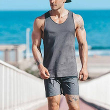 Load image into Gallery viewer, Men's Leisure Vacation Loose Sleeveless T-shirt
