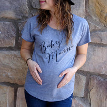Load image into Gallery viewer, Loose Short Sleeve Simple Letters Maternity Tops
