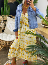 Load image into Gallery viewer, Plus Size Short Sleeve V-Neck Women's Dress
