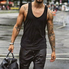 Load image into Gallery viewer, Sports Sweat-Absorbent Cotton Round Neck Men's Tops

