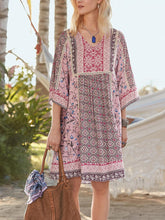 Load image into Gallery viewer, Women's Casual Loose Embroidered Printed  Dress
