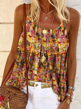 Load image into Gallery viewer, Floral Sling Holiday Women's Tops
