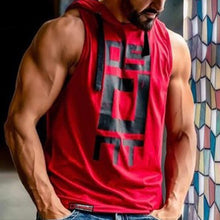 Load image into Gallery viewer, Hooded Waistcoat Loose Vest Men's Tops
