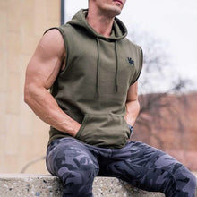 Load image into Gallery viewer, Men's Casual Sleeveless Hooded Sports Vest
