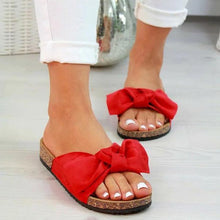 Load image into Gallery viewer, Flat-top Open-toe Plus Size Slippers
