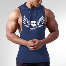 Load image into Gallery viewer, Hooded Sleeveless Plus Size Vest Men's Tops
