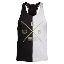 Load image into Gallery viewer, Men's Elastic Breathable Colorblock Printed Cotton Sports Vest
