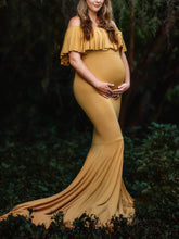 Load image into Gallery viewer, Simple Temperament Party Loose Maternity Dress

