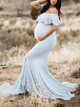 Load image into Gallery viewer, Simple Temperament Party Loose Maternity Dress
