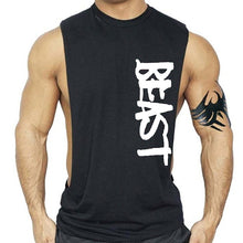 Load image into Gallery viewer, Round Neck Sleeveless Letter Printed Sports Vest
