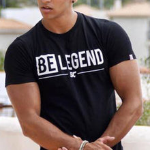 Load image into Gallery viewer, Round Neck Printed Cotton Men's Tops
