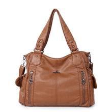 Load image into Gallery viewer, Casual Household Leather Firm Large Capacity Handbag
