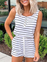 Load image into Gallery viewer, Striped Casual Plus Size Suit
