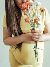Load image into Gallery viewer, Maternity Casual Solid Color Midi Nursing Dress
