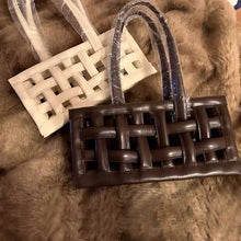 Load image into Gallery viewer, Casual Fashion Retro Leather Weave Handbag
