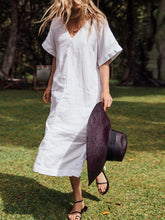 Load image into Gallery viewer, Women's Fashion Sexy V-Neck Split Dress
