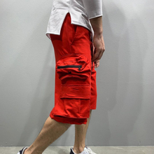 Load image into Gallery viewer, Men's Casual Multi-Pocket Loose Straight Tool Shorts
